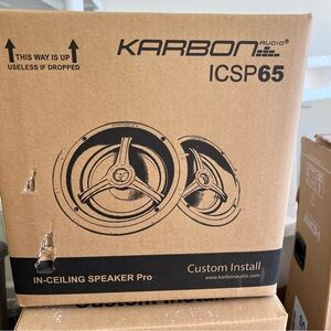 New in Box Karbon Audio In-Ceiling Speaker Pro
